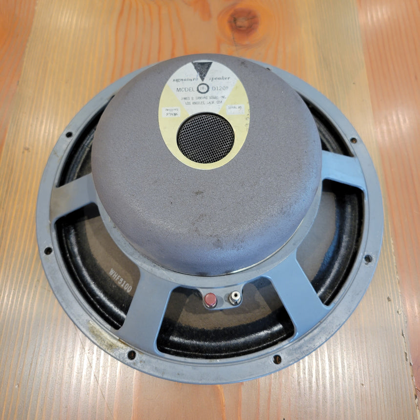 SOLD - JBL D120F 12" Speaker 8 Ohm Old Reone 1960s
