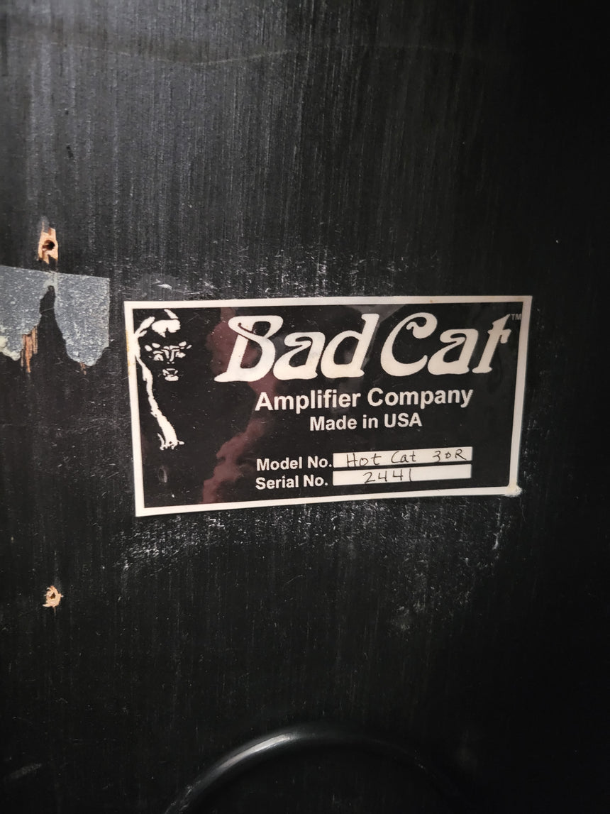 SOLD - Bad Cat Hot Cat 30R Sampson Era 2004 30 Watts with Reverb