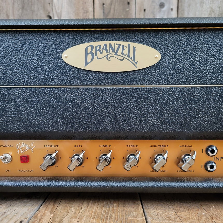 Branzell Dirty Thirty-5 Head 30 plus watt KT66 Loaded Hand Wired Guitar Amp