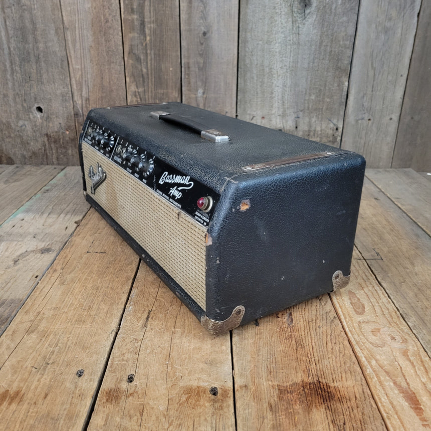 SOLD - Fender Bassman 2 Channel 50 watt Head AA165 - 1967
