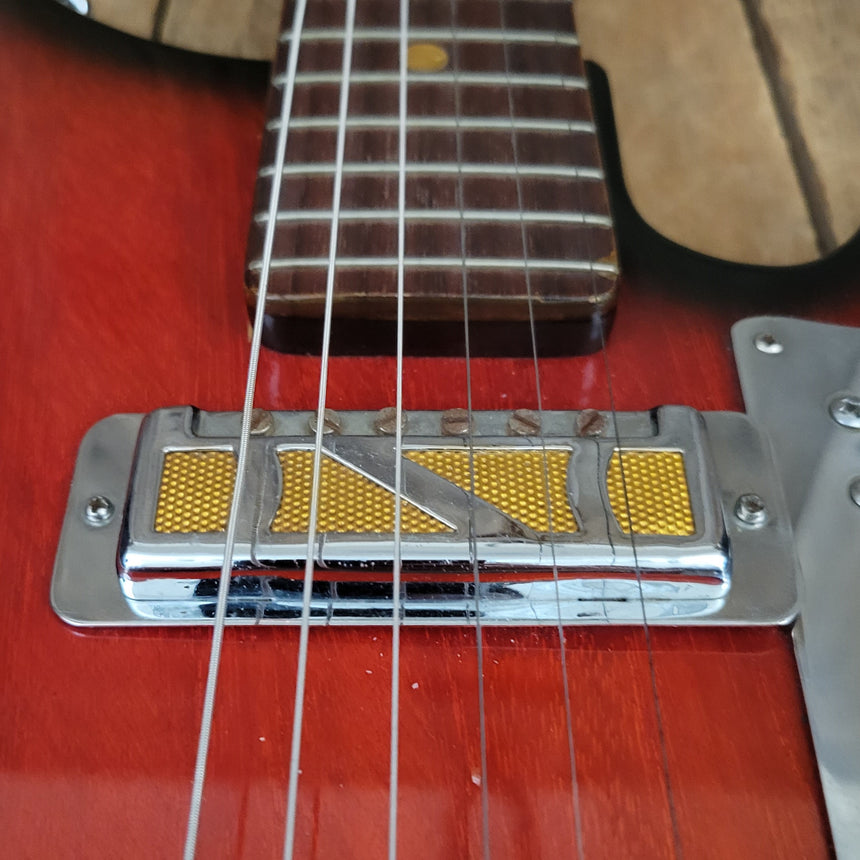 SOLD - Teisco Kawai Gold Foil Pickup Electric Guitar Fugi-gen Made in Japan - 1960s