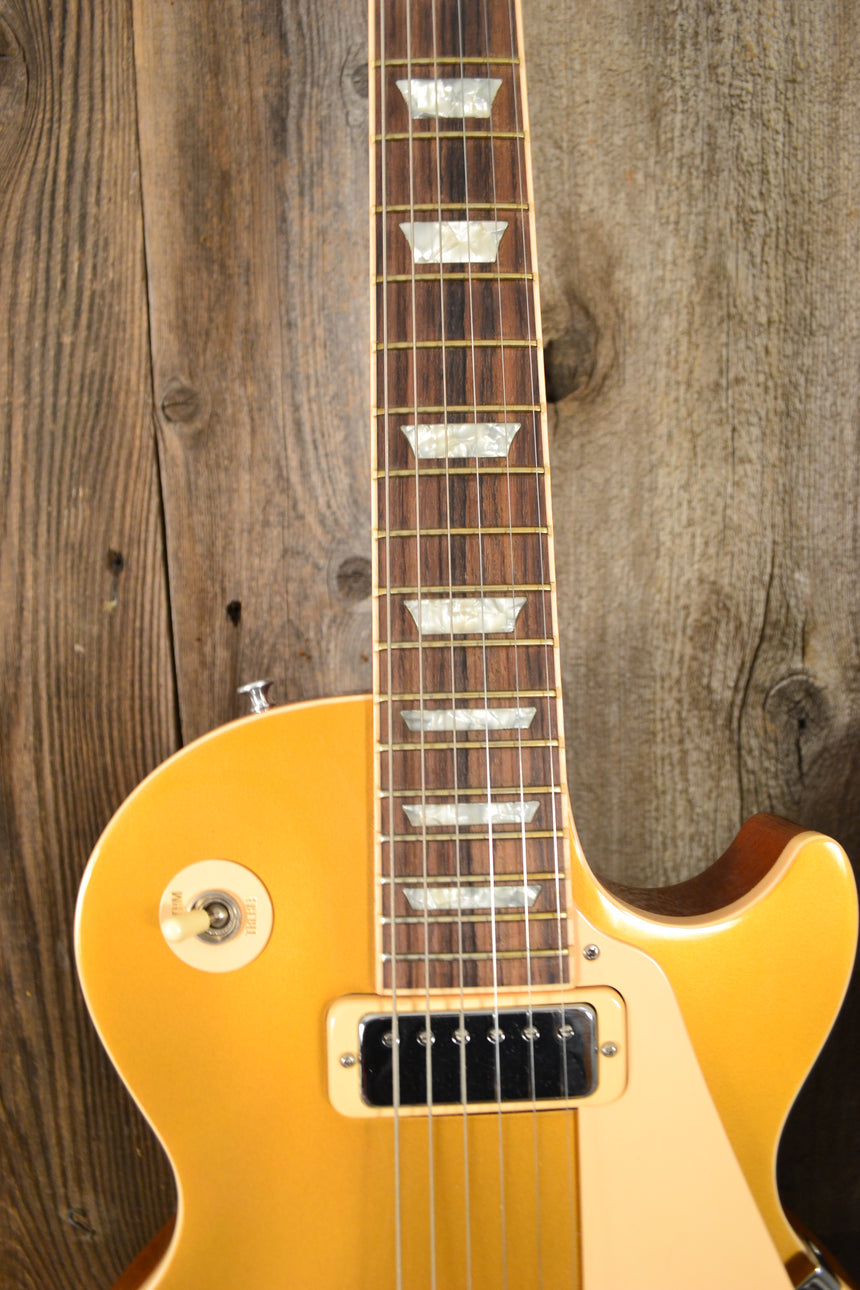 SOLD - Gibson Les Paul Deluxe '69 Reissue Goldtop 2001