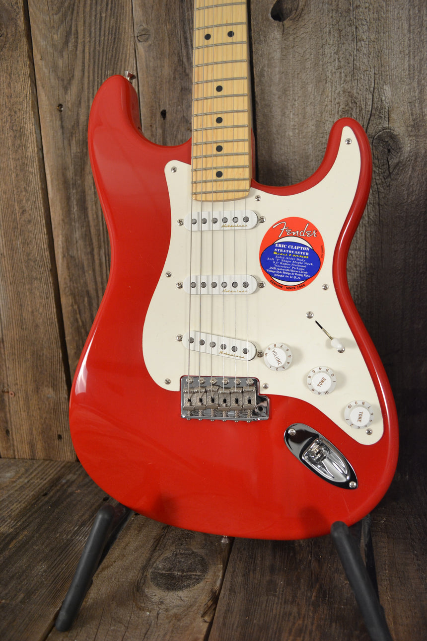 SOLD - Fender Stratocaster Eric Clapton Signature Torino Red MINT NOS 2004