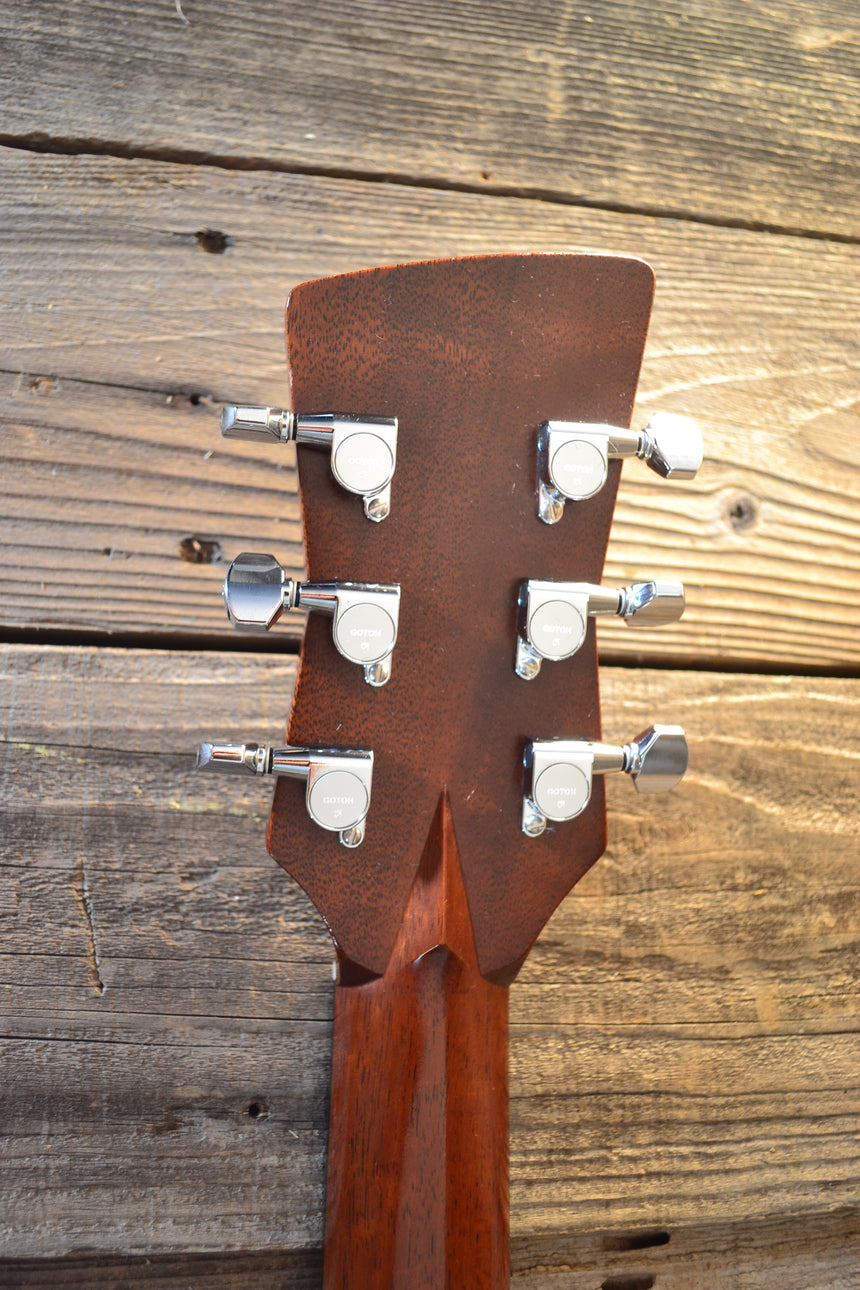 SOLD - Frank Brothers Arcade 2018 Tortoise Headstock and Binding