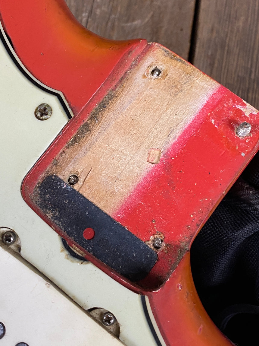 SOLD - Fender Jazzmaster 1964 Fiesta Red Matching Headstock Pre CBS