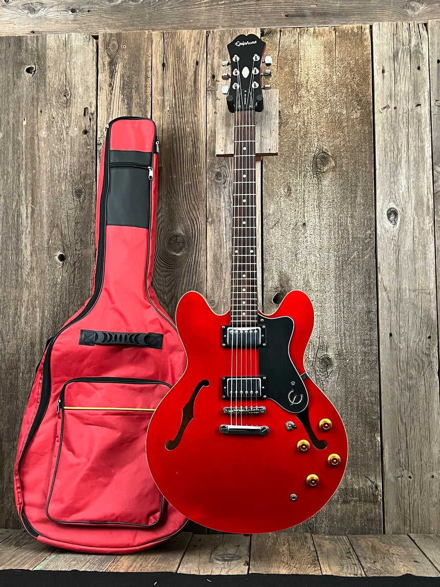 SOLD - Epiphone Dot ES-335 Cherry Red 1999 – Mahar's Vintage Guitars