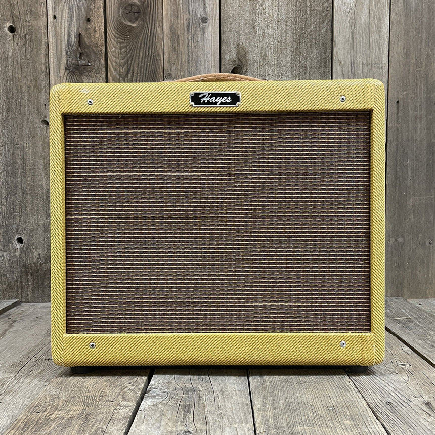 SOLD - Hayes Hand Wired Tweed 5E3-0 Tweed Deluxe with 6L6 Output guitar amp