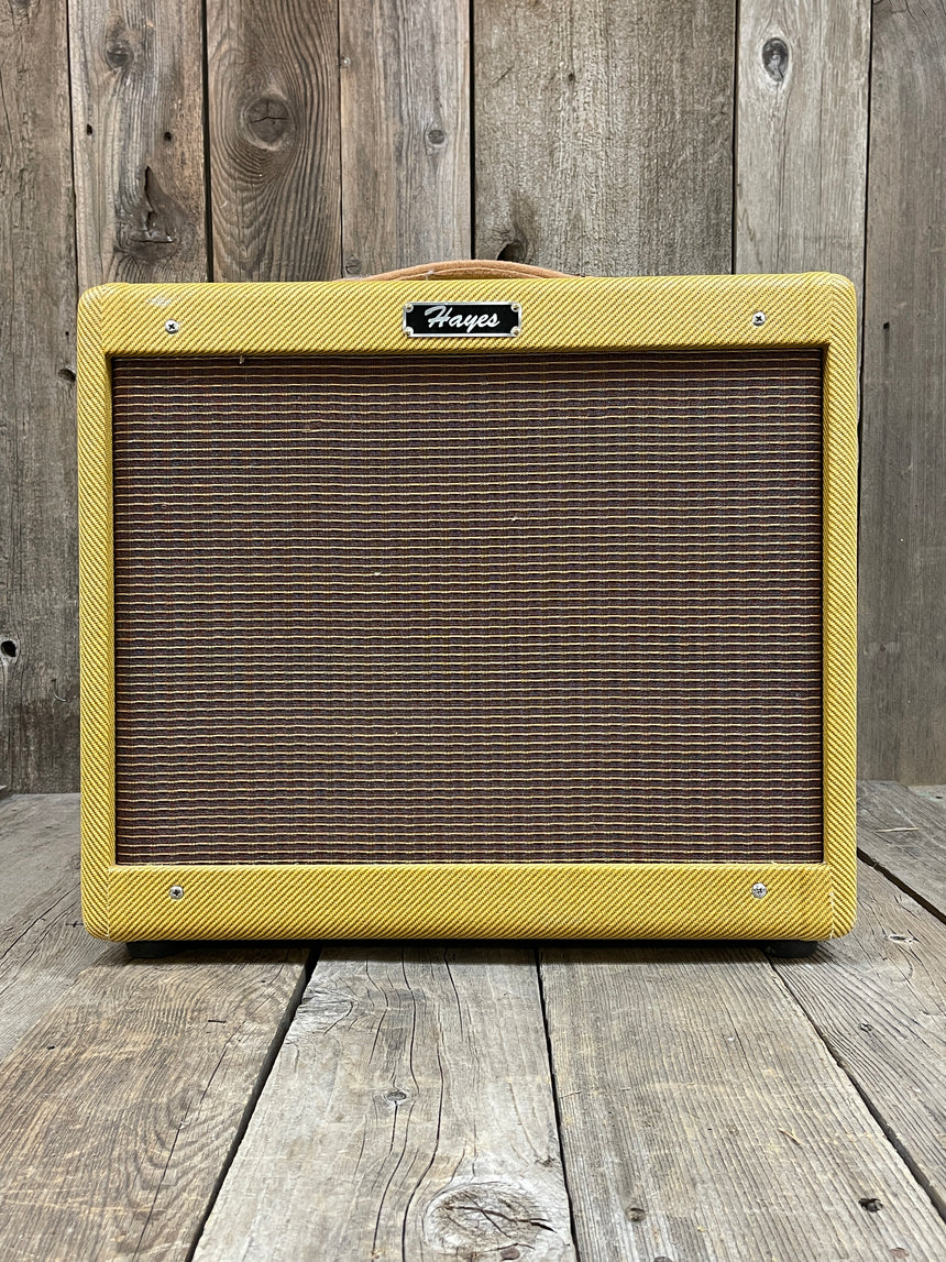 SOLD - Hayes Hand Wired Tweed 5E3-0 Tweed Deluxe with 6L6 Output guitar amp