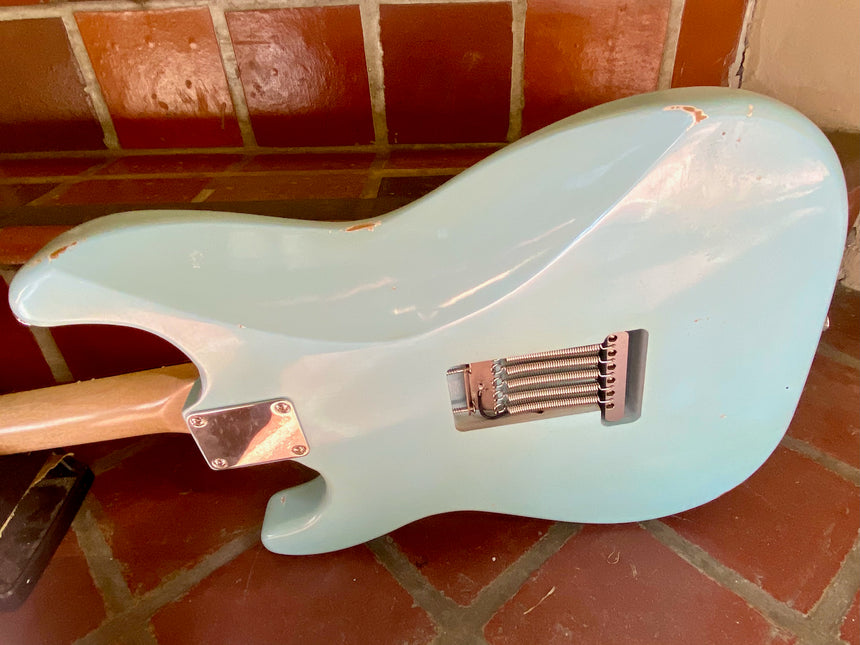 SOLD - Waterslide S-Style Coodercaster Sonic Blue 2020
