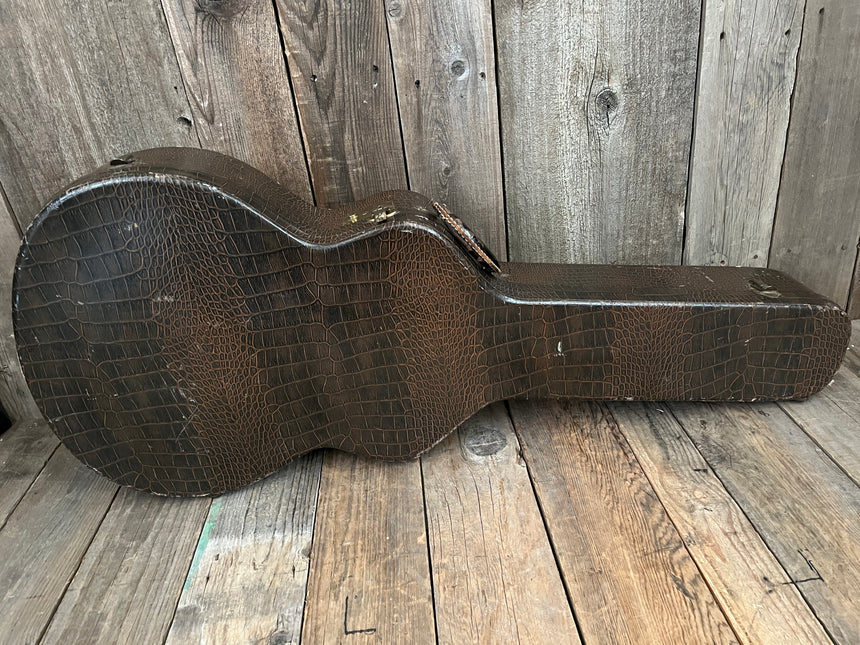 SOLD - Lifton Vintage Alligator Guitar Case Gretsch Gibson D'Angelico