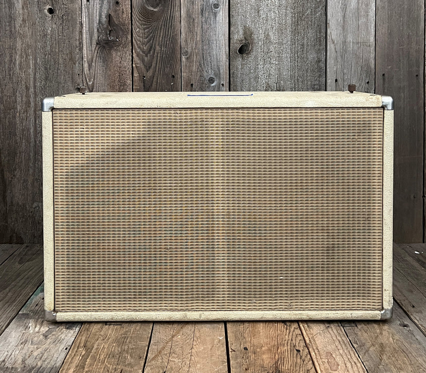 SOLD - Fender Tremolux 2x10" Speaker Cabinet White Tolex Pre CBS