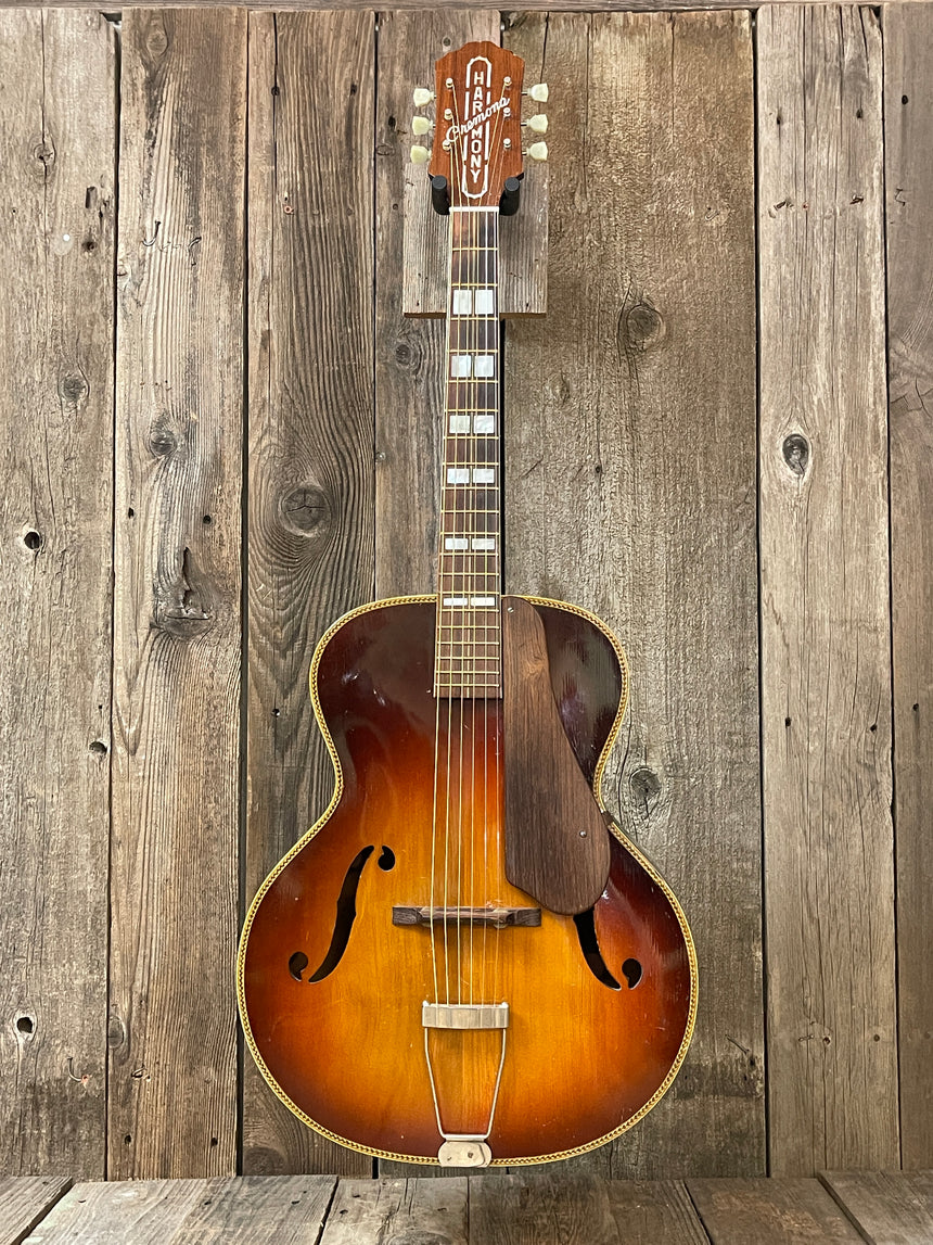 SOLD - Harmony H1306 Cremona 1942 Carved Top Archtop Acoustic Guitar