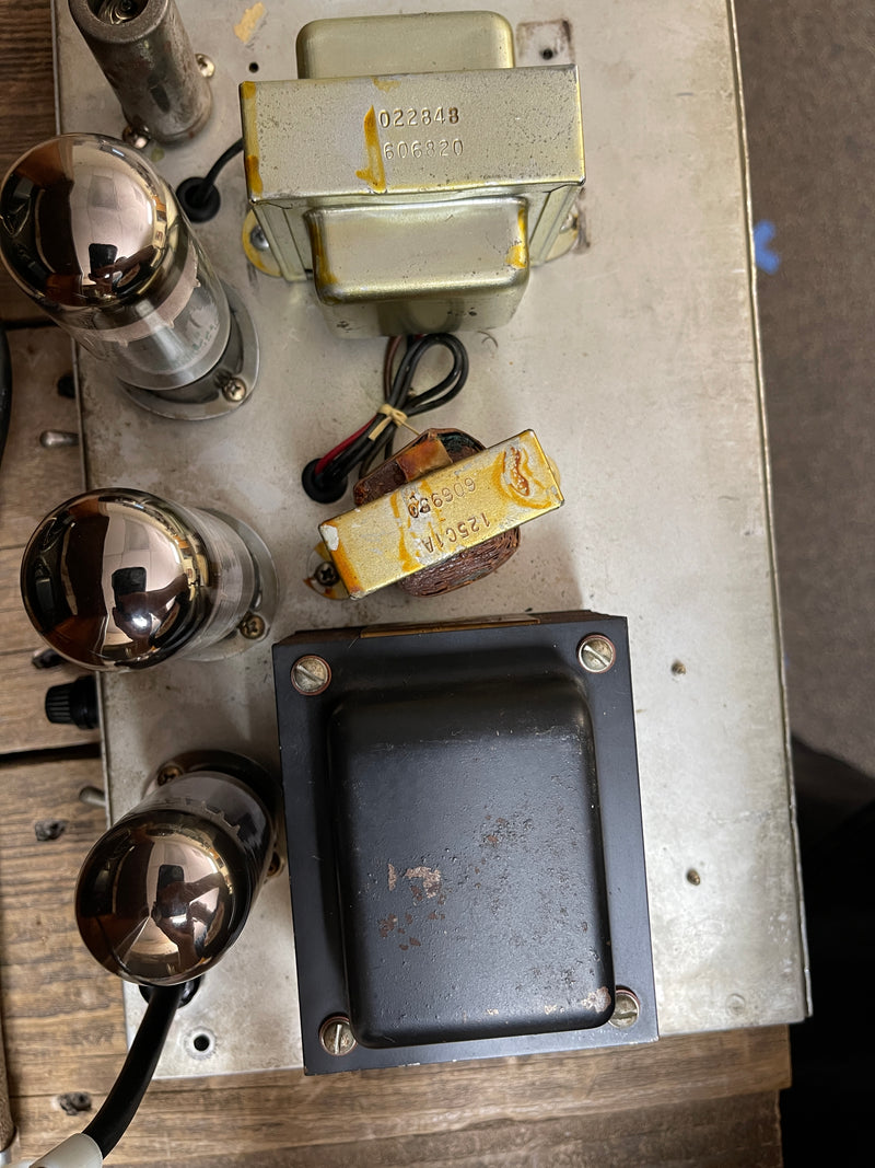 SOLD - Fender Super Amp 1961 Pre CBS Brown Tolex Oxblood Grille