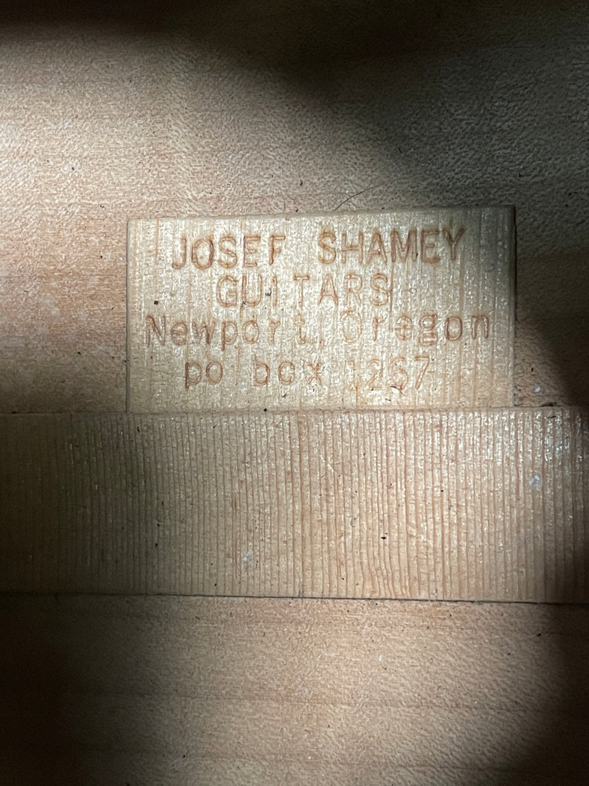 SOLD - Josef Shamey Jumbo Acoustic Handmade Solid Wood Cannon!