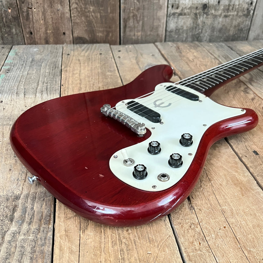 SOLD - Epiphone Olympic Double 1965 Cherry Finish SB722D