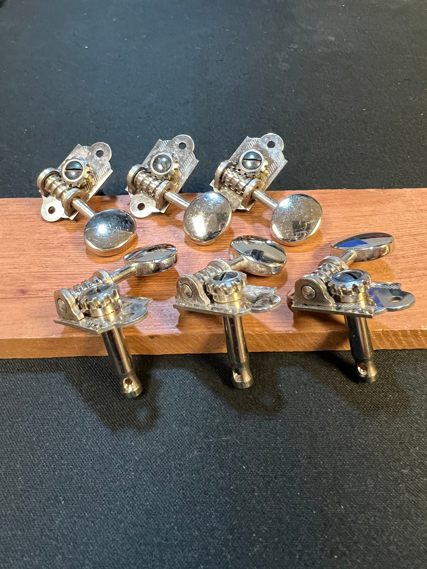 SOLD - Grover Sta Tite Tuning Machines for Gretsch and other guitars 3+3 1950's