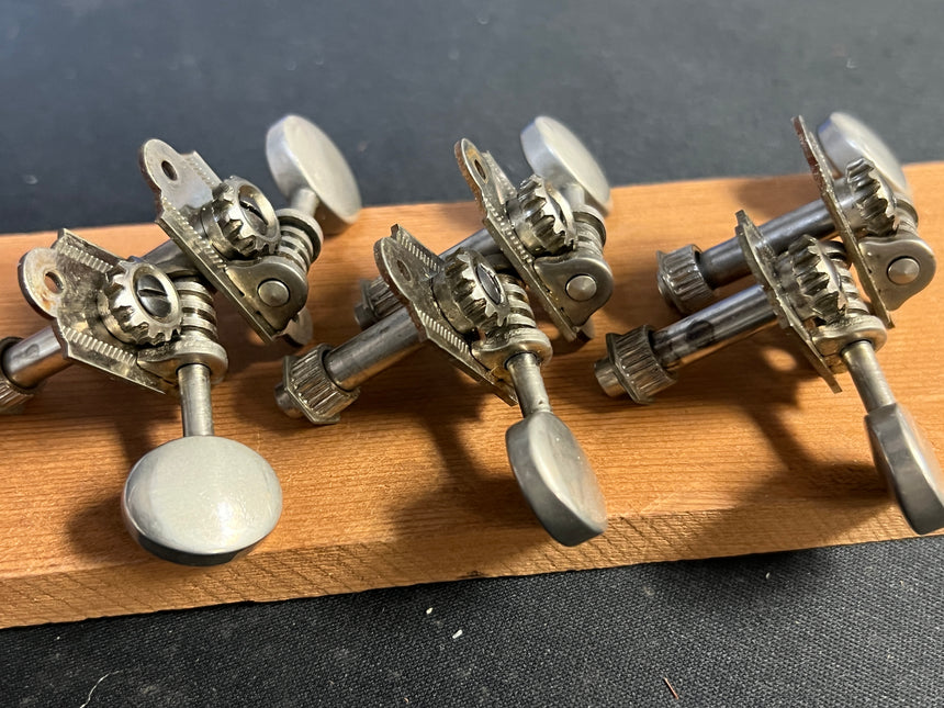 SOLD - Grover Sta Tite Tuning Machines 3+3 1950's tuners Gretsch