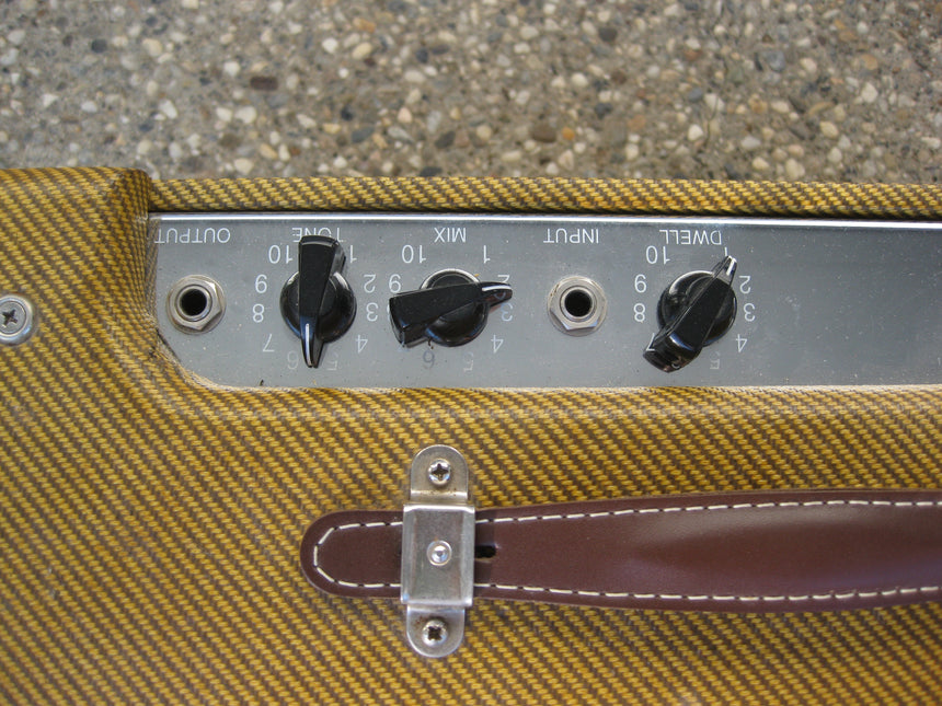 SOLD - Tweed Reverb Unit Fender 6G15 Tweed 2005 Brad Ecklund, Sherlock Amplifier