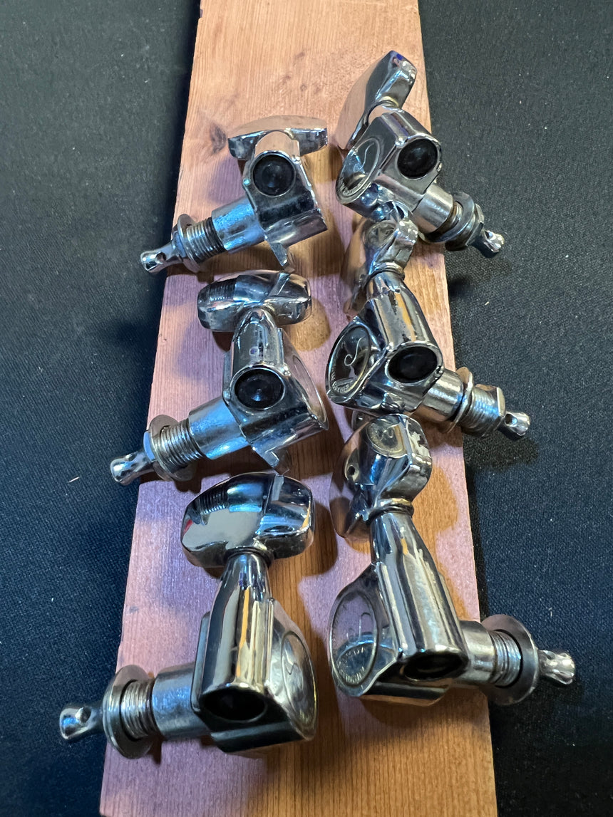 SOLD - Schaller M6 West Germany "Center Tab" Tuners tuning machines