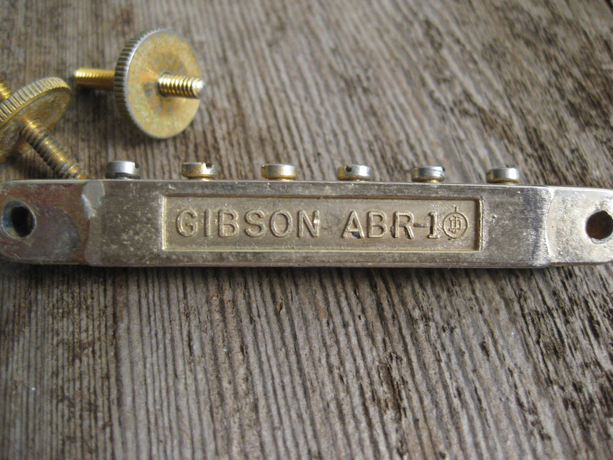 SOLD - Gibson ABR-1 No Wire Gold Bridge 1950s through early 1960s