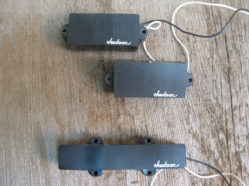 SOLD - Jackson P and J Bass Pickup Set with Pots