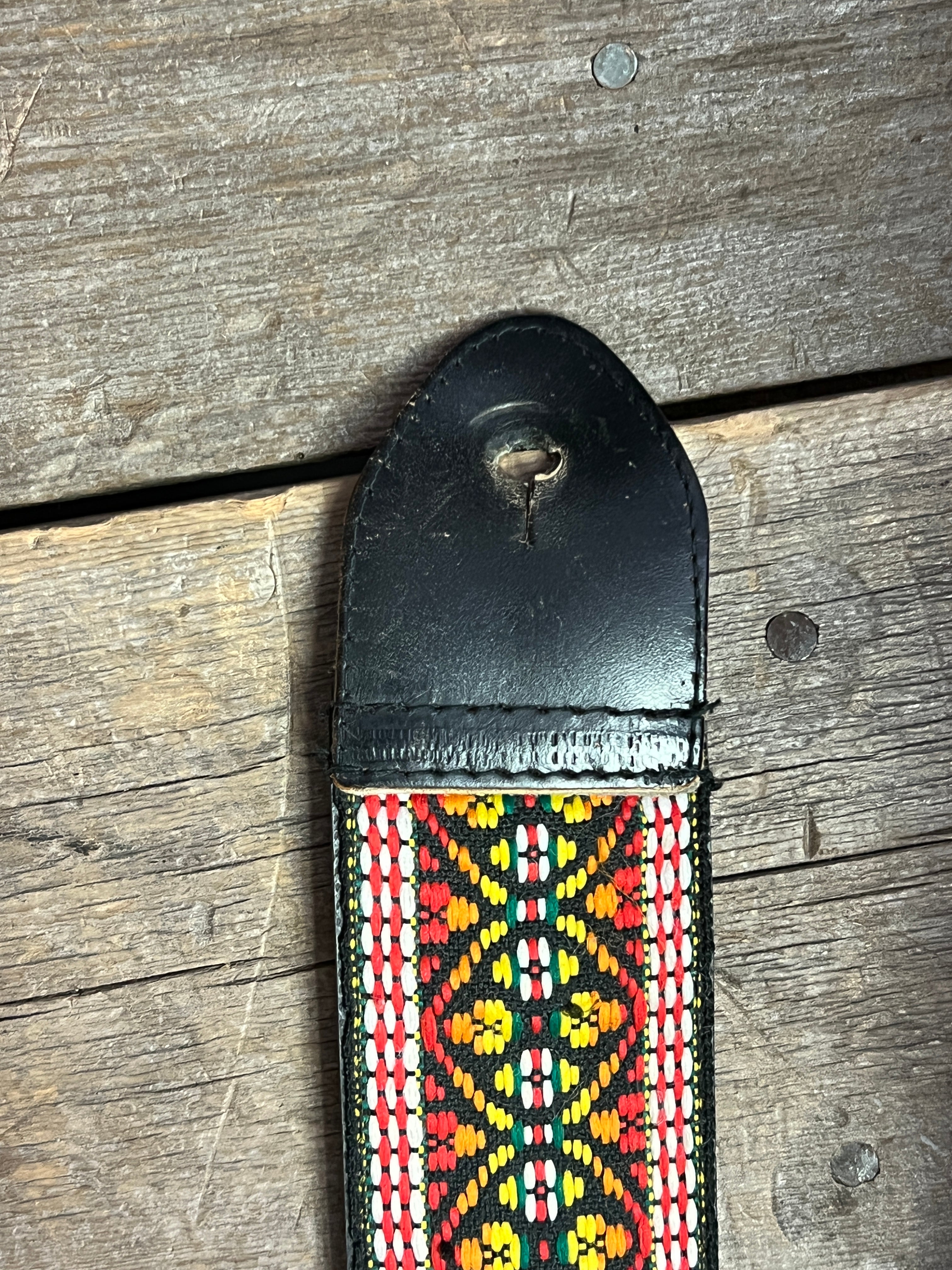 Guitar strap woven Ace or Bobby Lee style 1960s – Mahar's