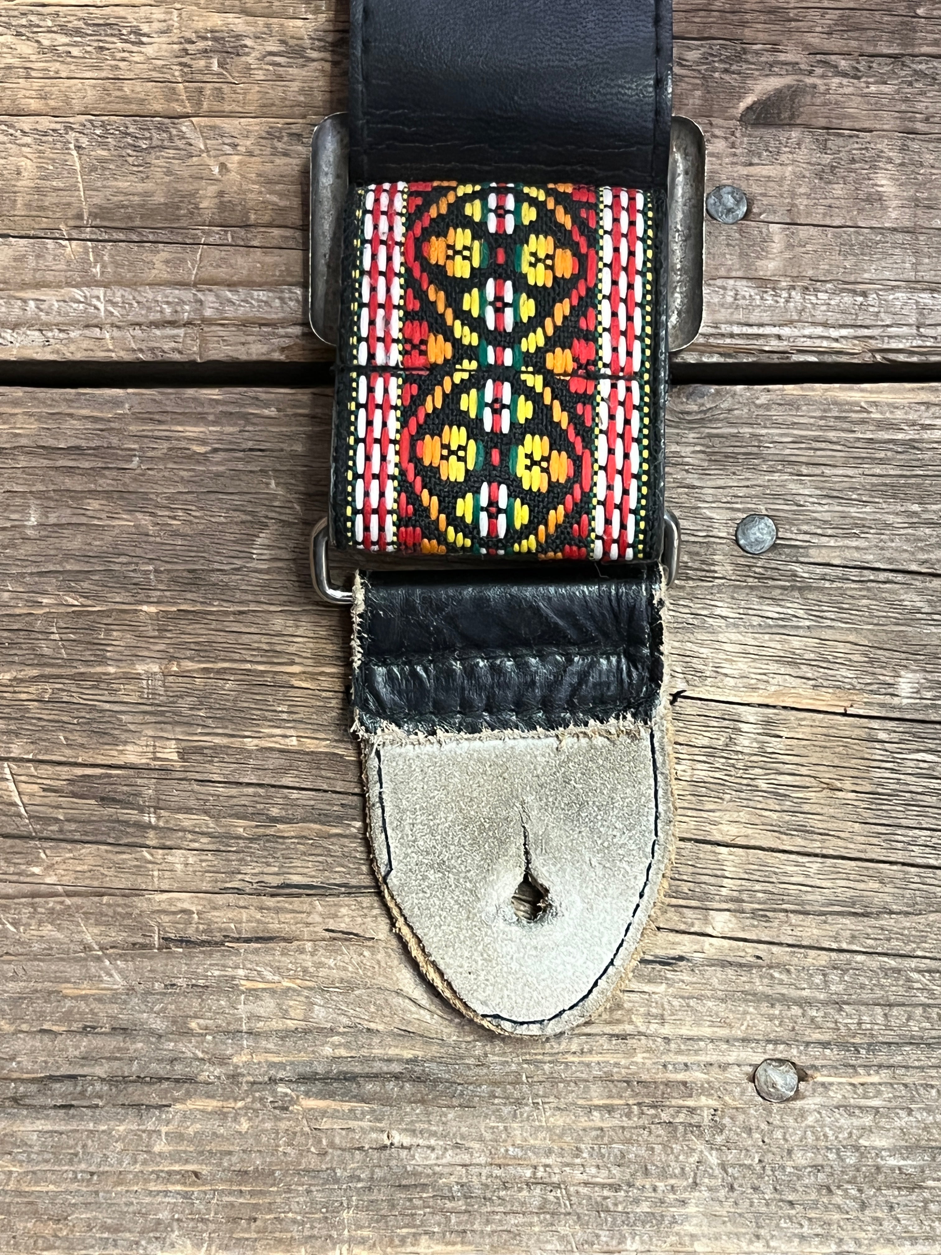 Guitar strap woven Ace or Bobby Lee style 1960s – Mahar's