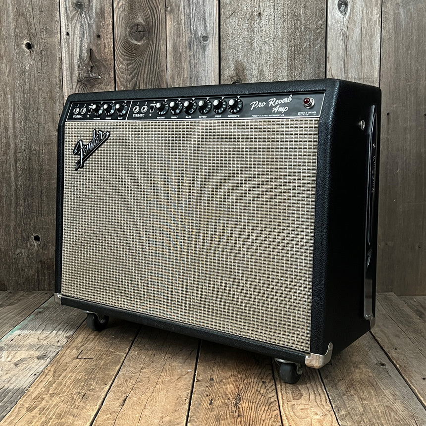 SOLD - Fender Pro Reverb Black Panel Pre CBS 1965 FEIC AA165