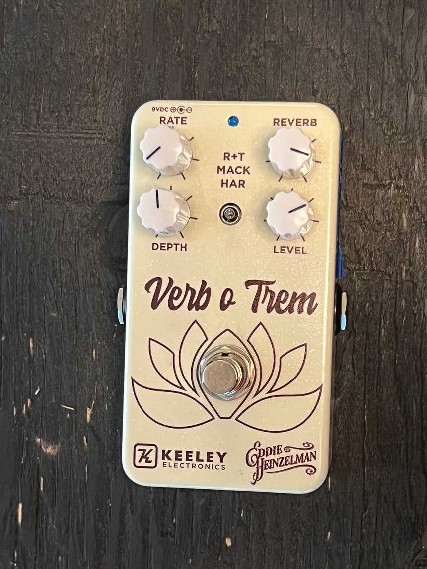 SOLD - Keeley Verb O Trem reverb and tremolo guitar effects pedal