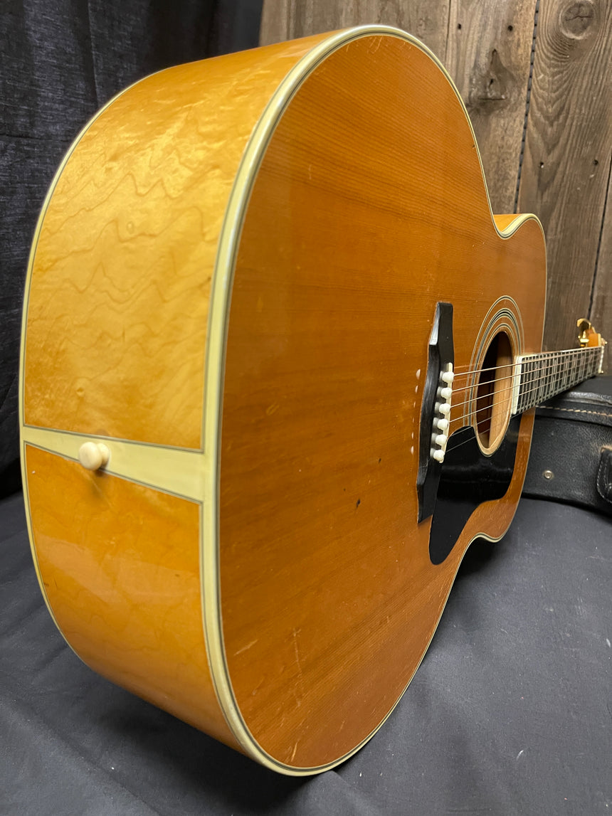 SOLD -  Guild F50 BLD 1975 Blonde Jumbo Acoustic Guitar