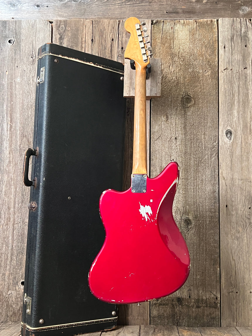 SOLD - Fender Jaguar Candy Apple Red 1964 Pre CBS