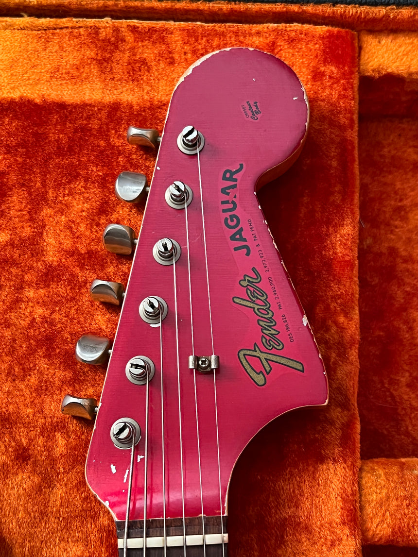 SOLD - Fender Jaguar Candy Apple Red 1964 Pre CBS