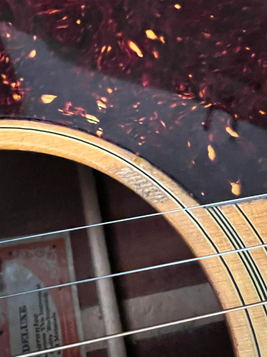 SOLD - Gibson J-50 Deluxe 1975 Acoustic Needs Binding Work