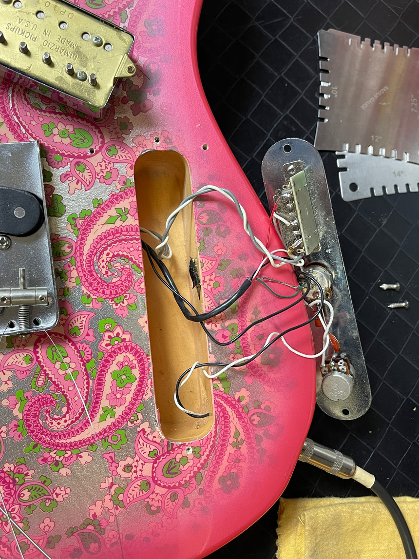 SOLD - Fender Telecaster TL-69 1969 reissue Pink Paisley 1997