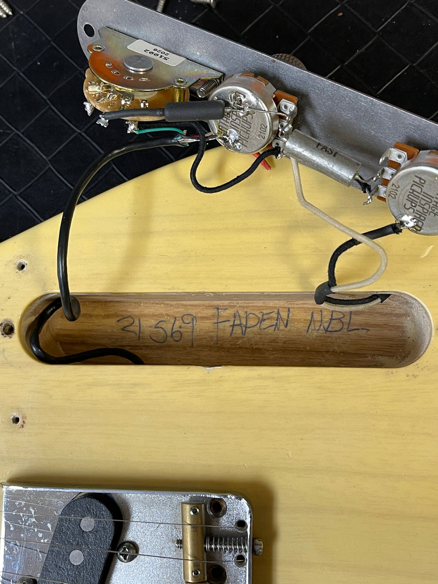 SOLD - Fender Custom Shop Partscaster Esquire -52 NOS Telecaster