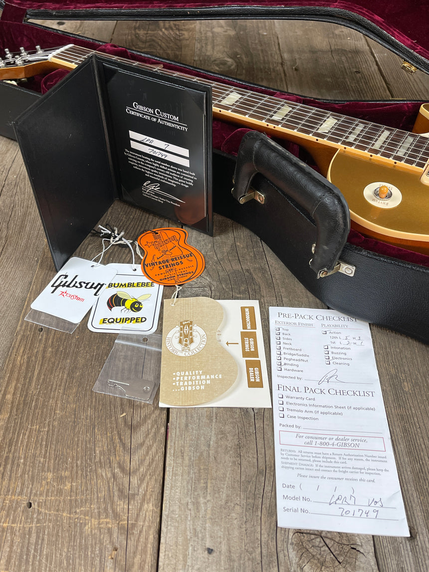 SOLD - Gibson Les Paul R7 Goldtop Limited Edition with Mini Humbuckers 2010