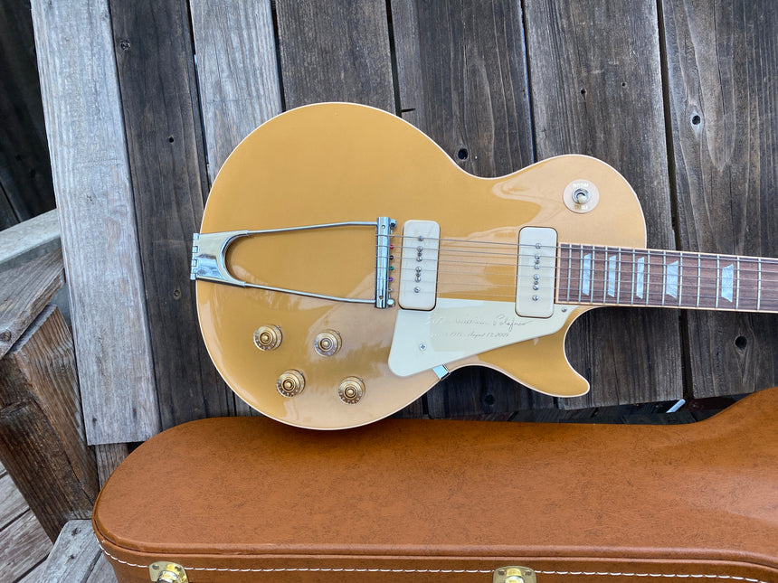 SOLD - Gibson '52 Reissue Tribute to Les Paul Bullion Gold Limited Edition