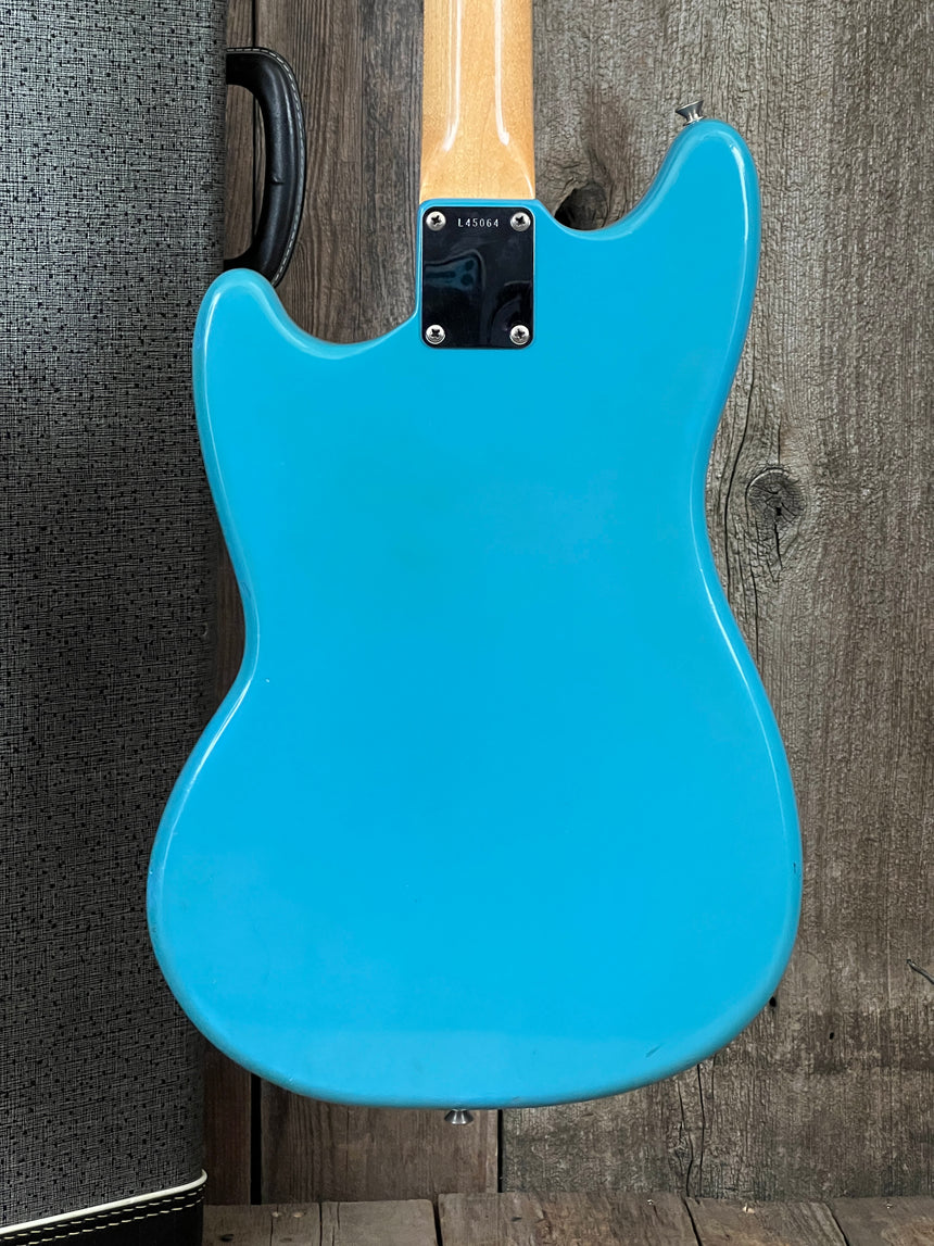 SOLD - Fender Mustang 1964 (pre CBS) Daphne Blue Clay Dots