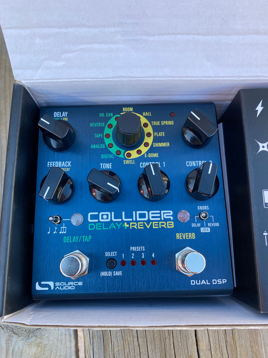 SOLD - Source Audio Collider Delay and Reverb Effects Pedal