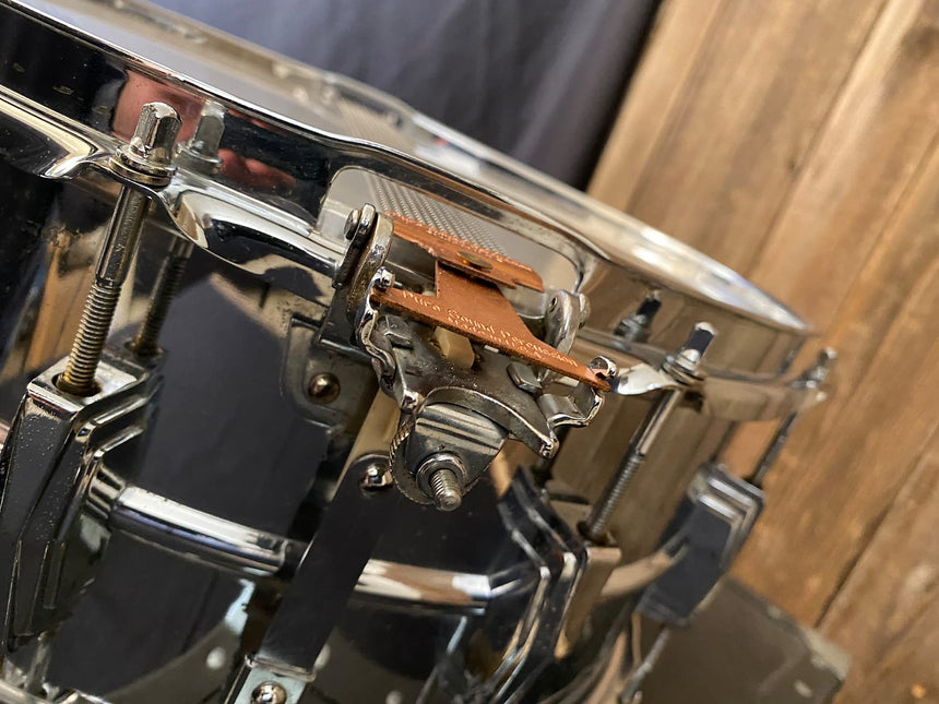 SOLD - Ludwig Super Sensitive 6.5” x 14” snare drum with case 1964 Chrome Keystone
