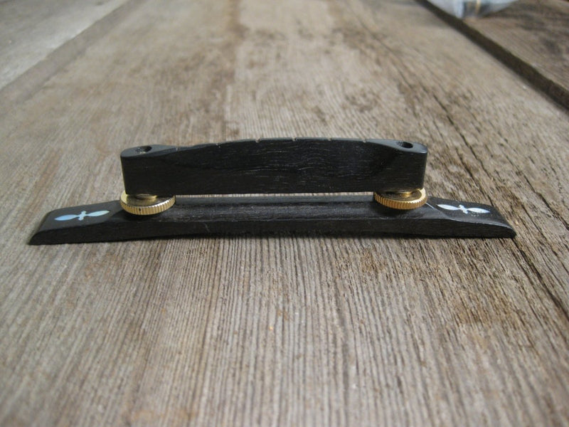 Gibson Ebony Floating Bridge Saddle "Dove" Pearl Inlay Byrdland Super 400 L - 5CES - Mahar's Vintage Guitars