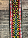 Guitar strap woven Ace or Bobby Lee style 1960s - Mahar's Vintage Guitars