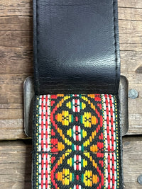 Guitar strap woven Ace or Bobby Lee style 1960s - Mahar's Vintage Guitars