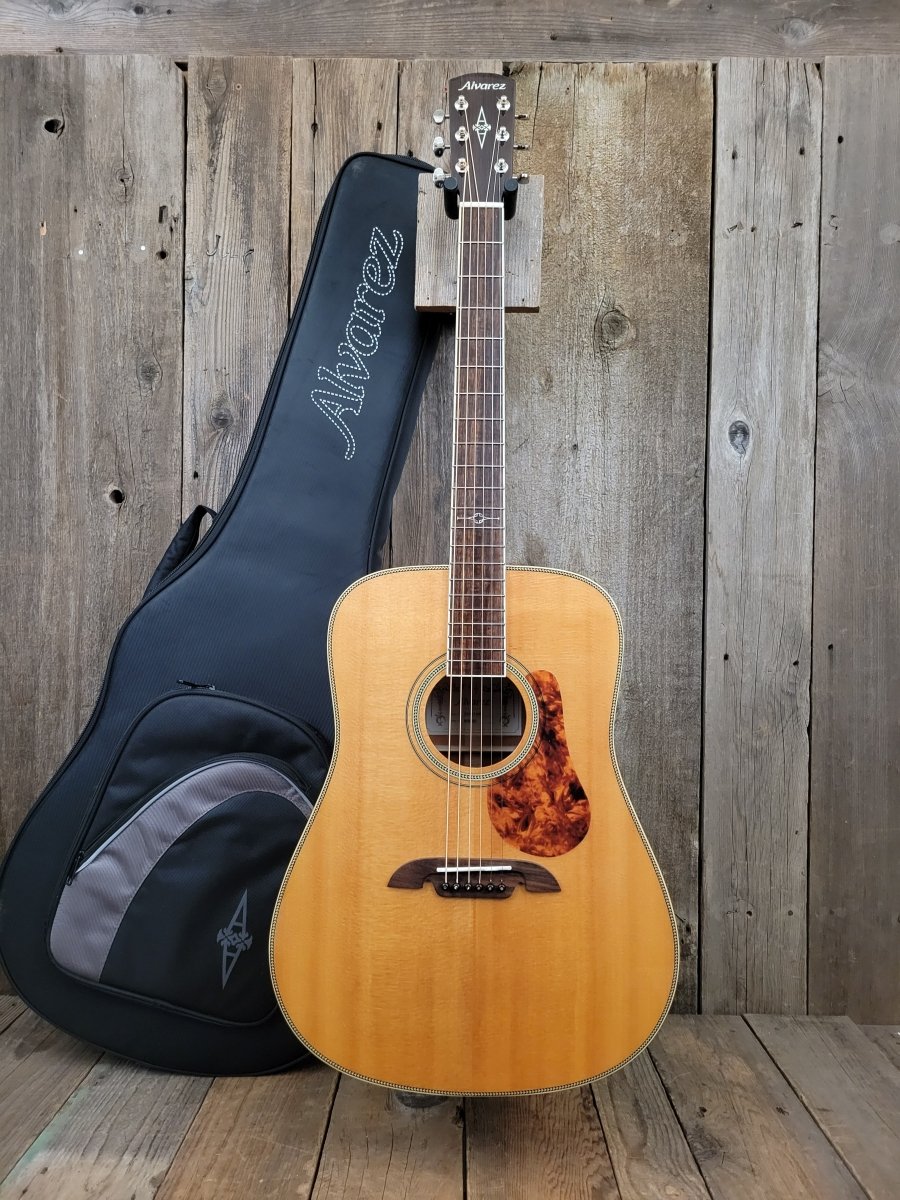 SOLD - Alvarez MD60BG Dreadnought Acoustic Guitar Solid Top - Mahar's Vintage Guitars