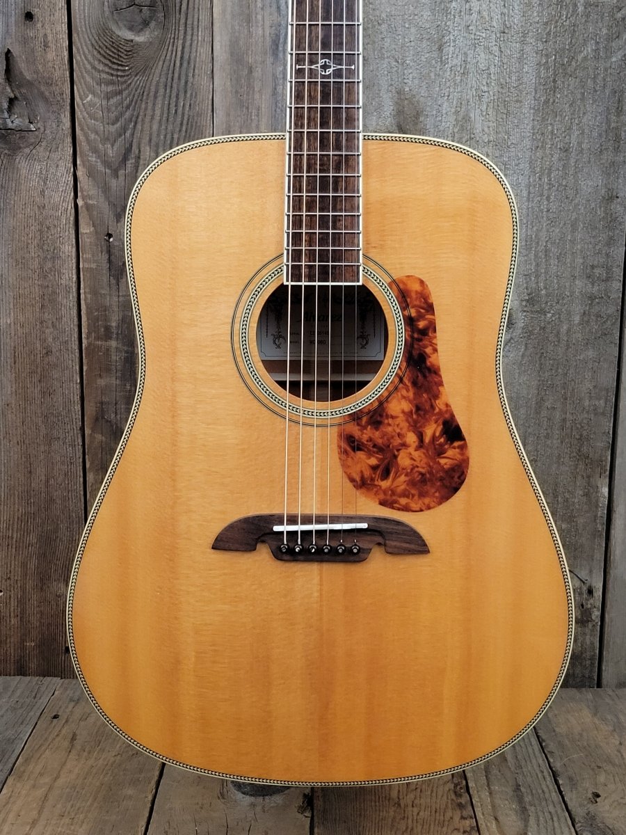 SOLD - Alvarez MD60BG Dreadnought Acoustic Guitar Solid Top - Mahar's Vintage Guitars