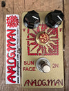 SOLD - Analogman Sun Face 2N Germanium Fuzz Guitar Effects Pedal - Mahar's Vintage Guitars