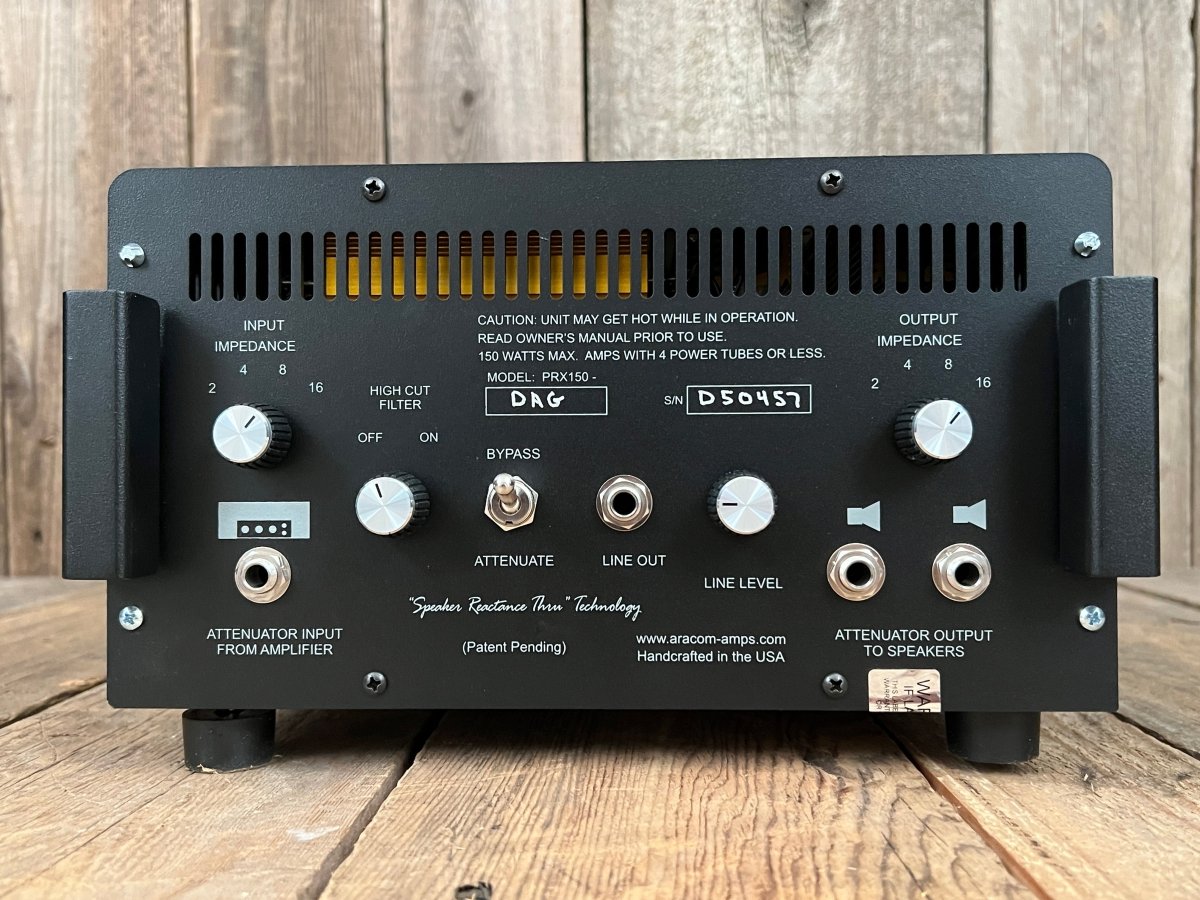 SOLD - Aracom Amplifiers PRX150 - DAG (Destroy All Guitars) Power Attenuator - Mahar's Vintage Guitars