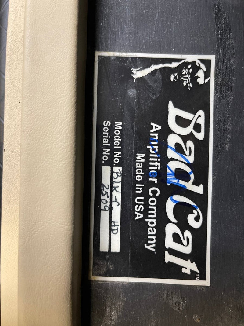 SOLD - Bad Cat Black Cat 30 HD 2005 30 Watt Sampson Era Head - Mahar's Vintage Guitars