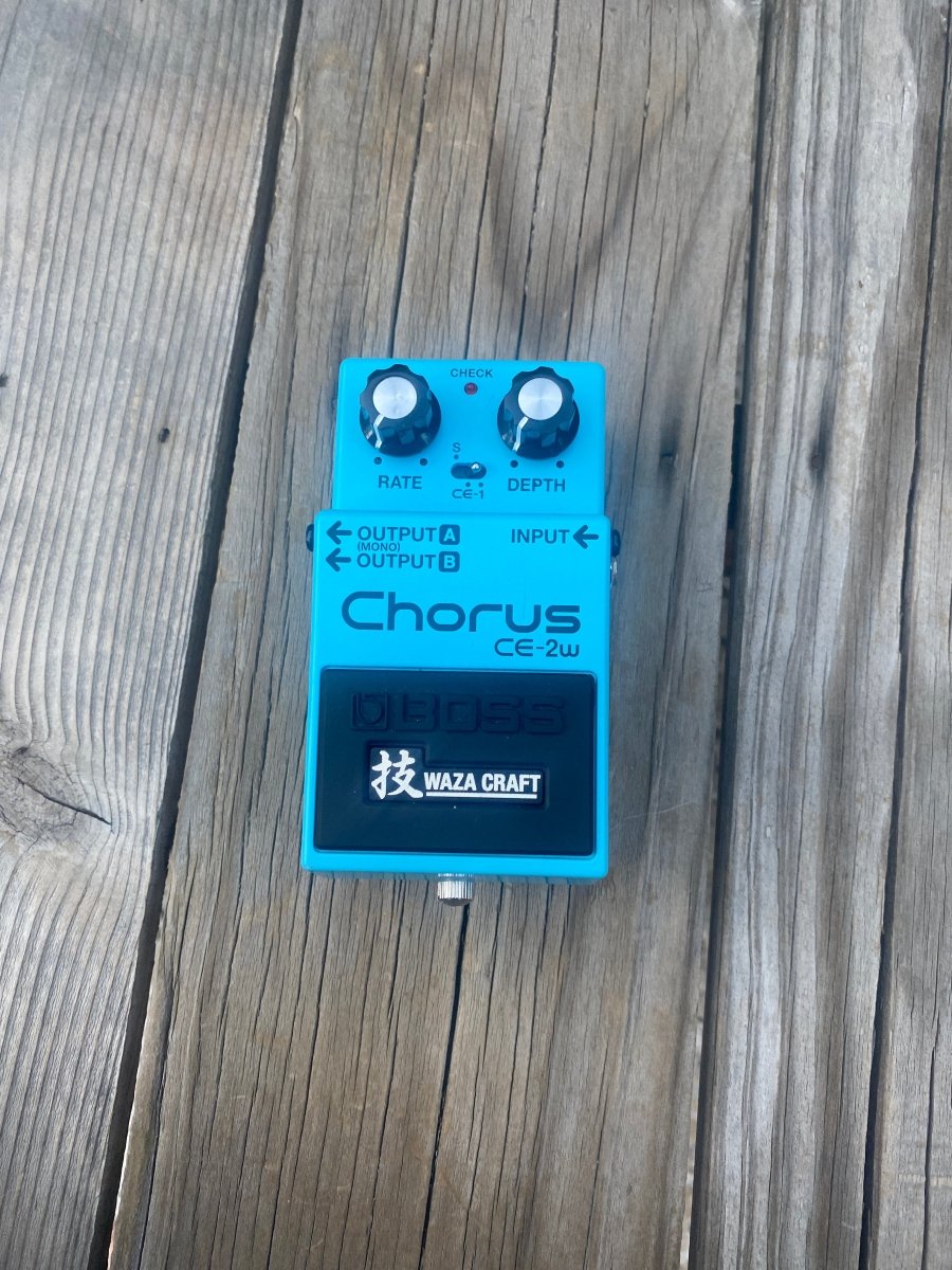 SOLD - Boss CE - 2W Waza Craft Chorus Guitar Effects Pedal - Mahar's Vintage Guitars