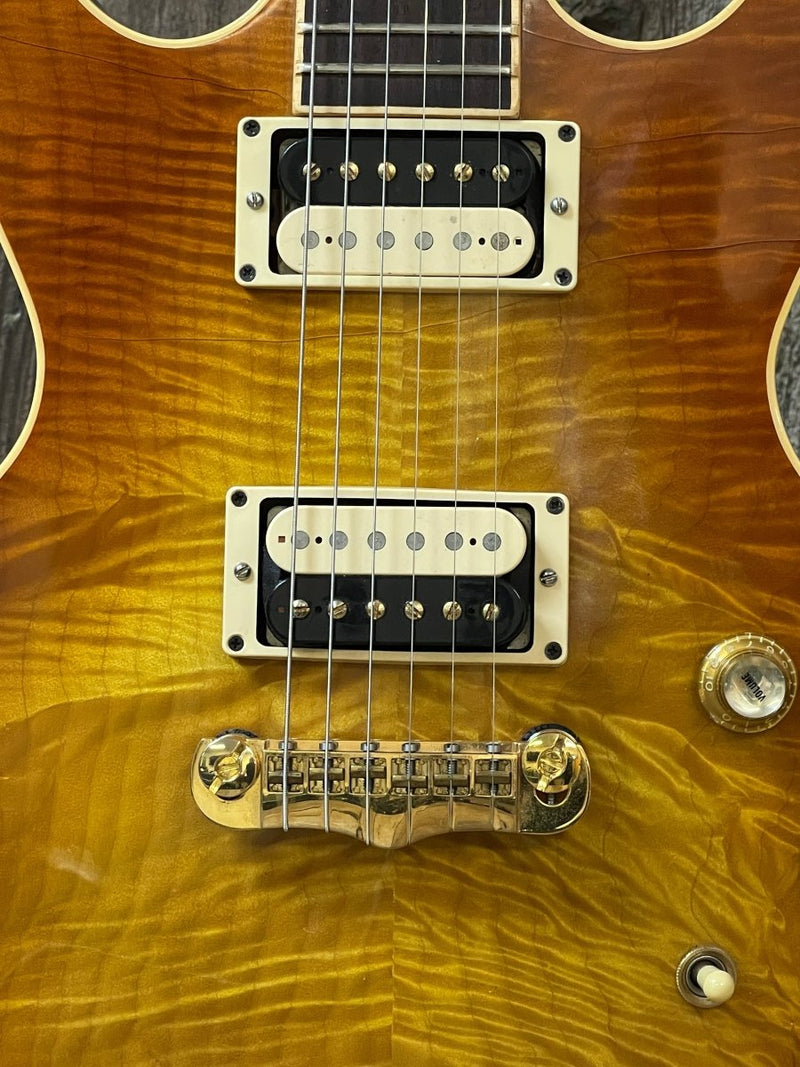 SOLD - Branzell Custom Double Cut Solid Body Electric Guitar 1980 - Mahar's Vintage Guitars